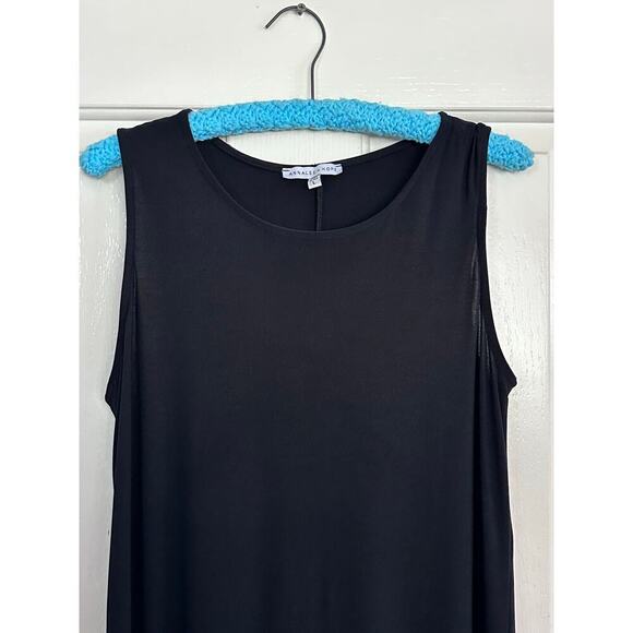 Annalee + Hope Women's Stretch High Neck Babydoll Swing Flattering Dress Size L - Picture 3 of 6